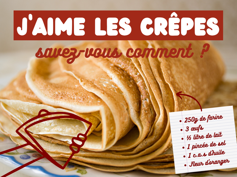 Recette de crêpes pour la Chandeleur