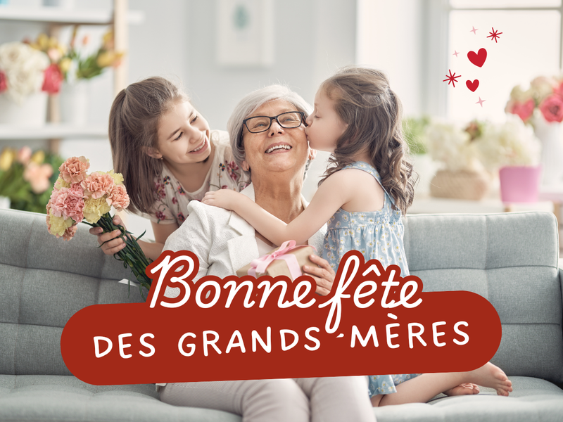 Une grand-mère avec ses petites filles entrain de s'amuser rire