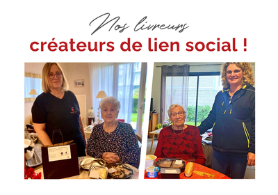 Nos livreurs créateurs de lien social