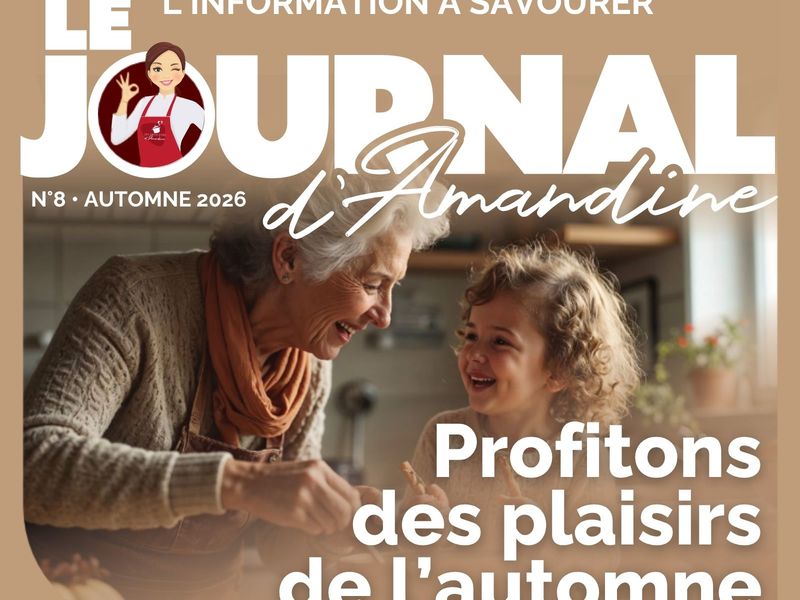 Couverture du Journal d'Amandine Automne 2026